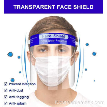 Schermo facciale di sicurezza Full Face Traspirante trasparente